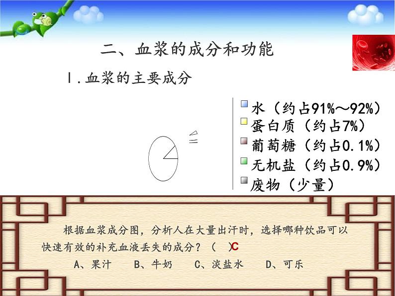 济南版七下生物 3.1物质运输的载体 课件第8页