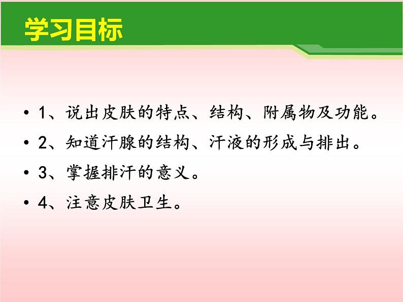 七年级下册北师大 _ 皮肤与汗液分泌 优质课件PPT第3页