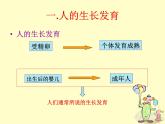 苏教版七年级下册生物 8.2人的生长发育和青春期 课件