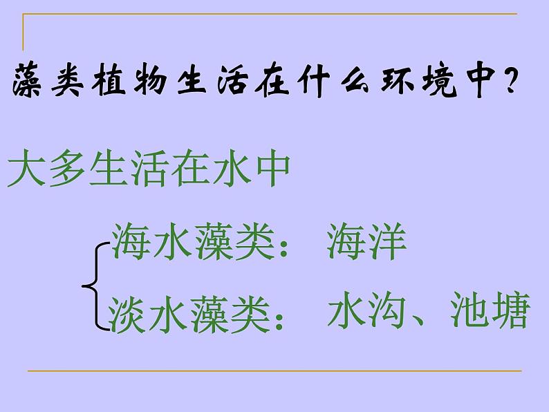 苏科版七年级下册生物 10.2水中的藻类植物 课件04