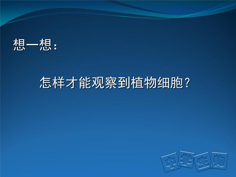 初中生物 北京课标版 七年级上册 第一节 细胞 观察法认识植物细胞结构 课件第2页