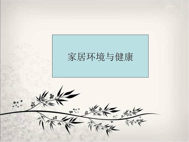 北师大版八下生物 24.4家居环境与健康 课件第4页