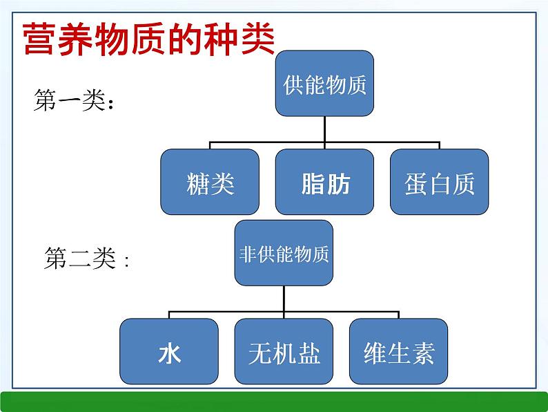 人教版七下生物 2.1食物中的营养物质 课件06