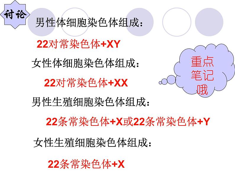 人教版八下生物 7.2.4人的性别遗传 课件第6页