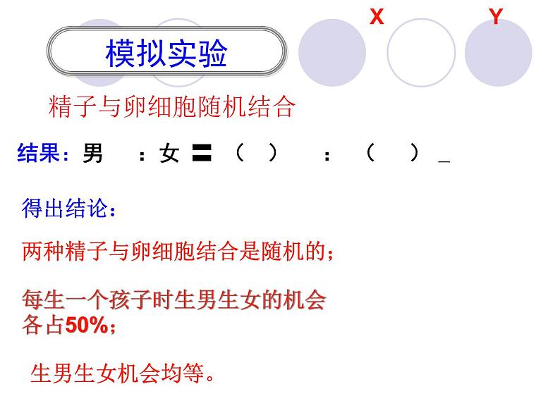 人教版八下生物 7.2.4人的性别遗传 课件第8页