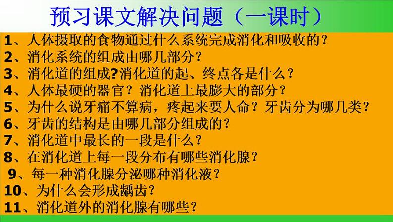 苏教版七年级下册生物 9.2人体的消化与吸收 课件第5页