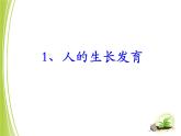 苏教版七年级下册生物 8.2人的生长发育和青春期 课件