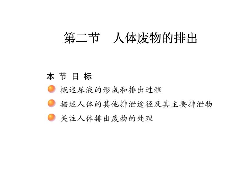 苏教版七年级下册生物 11.2人体废物的排出 课件01
