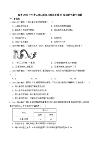 中考生物二轮复习测试专题31 生物的性状与遗传(原卷+解析)