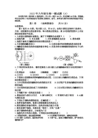 2022年山东济南天桥区八年级下学期一模考试生物试题（有答案）