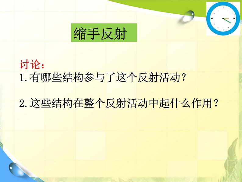 七年级下册  反射是神经系统活动的基本方式课件PPT第6页