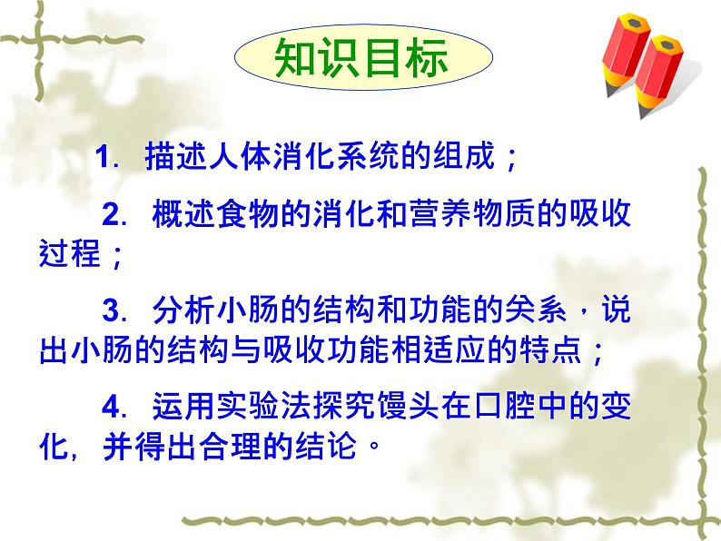 济南版七年级下册生物 1.2消化和吸收 课件第3页