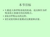 苏教版七年级下册生物 10.3人体和外界环境的气体交换 课件