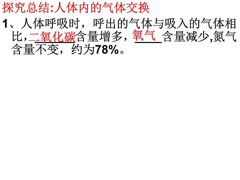 苏教版七年级下册生物 10.4人体内的气体交换 课件06