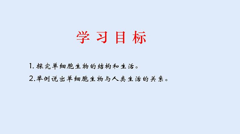 人教版七年级生物上册 2.2.4 单细胞生物 课件02