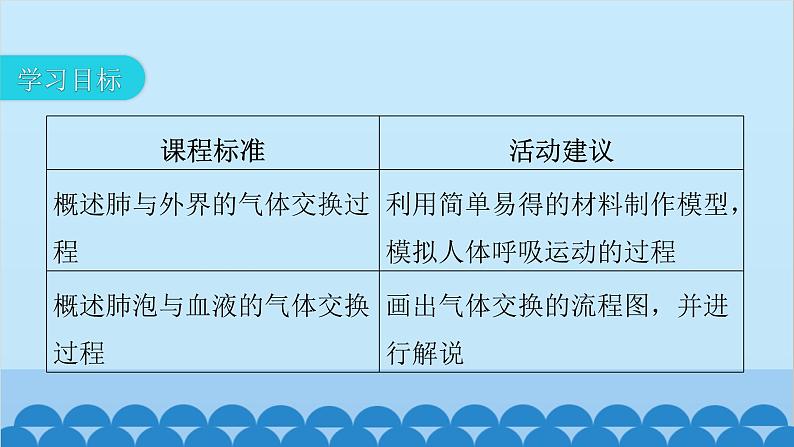 人教版生物七年级下册 第三章 第二节发生在肺内的气体交换（课件）03