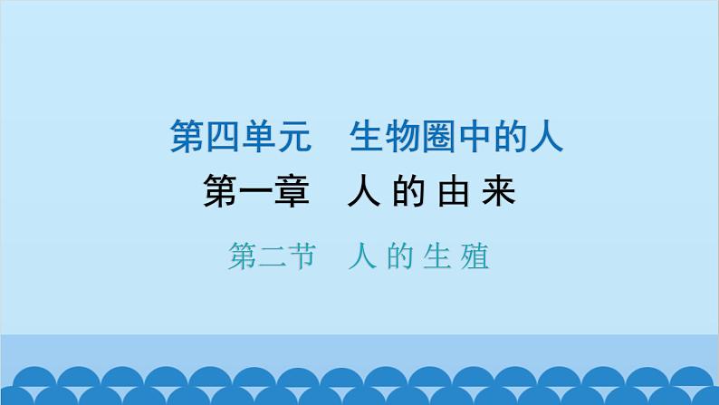 人教版生物七年级下册 第一章 第二节 人的生殖-（课件）01