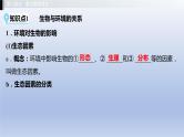 第七单元生物与环境第一、二、三章生物与环境的关系生态系统人类与自然界的协调发展课件2021年广西中考生物基础复习