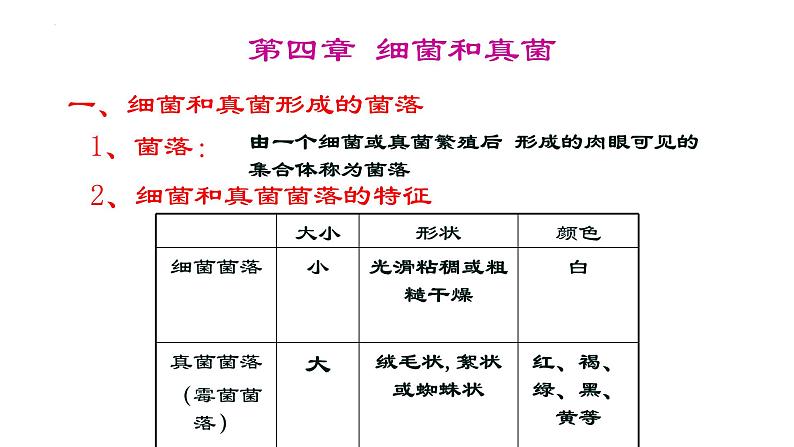 2022年生物中考二轮复习课件：第五单元生物圈中的其他生物（第三课时）（第四章、第五章）第3页