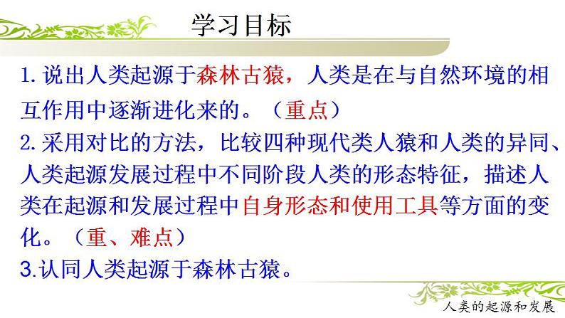4.1.1人的起源和发展课件2021--2022学年人教版生物七年级下册第2页