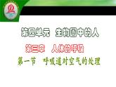 4.3.1呼吸道对空气的处理课件2021--2022学年 人教版生物七年级下册