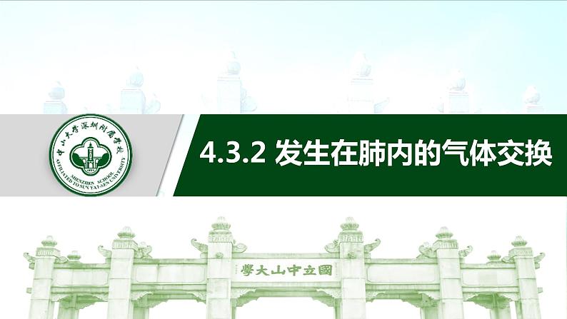 4.3.2发生在肺内的气体交换课件2021--2022学年人教版初中生物七年级下册01