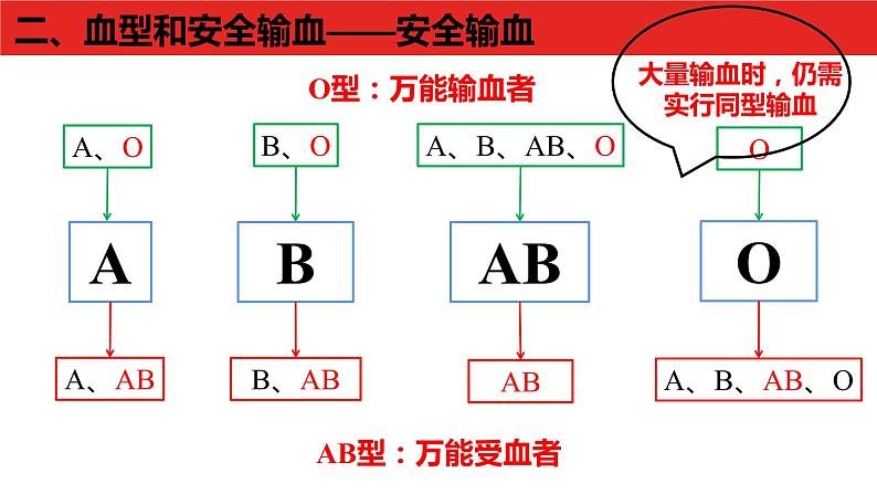 4.4.4输血与血型课件2021- 2022学年人教版生物七年级下册06