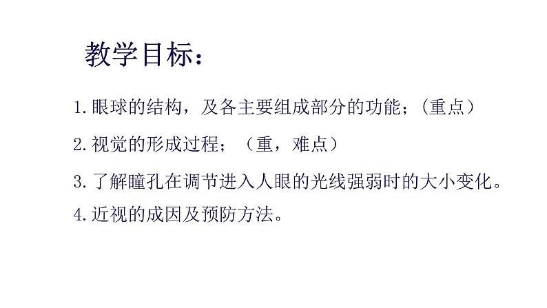 4.6.1人体对外界环境的感知—眼和视觉课件2021-2022学年人教版生物七年级下册第2页