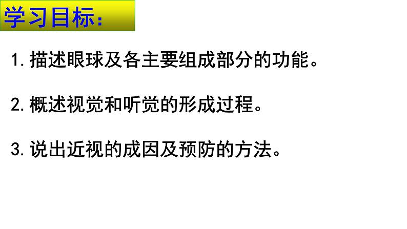 4.6.1人体对外界环境的感知课件2021-2022学年人教版七年级生物下册04