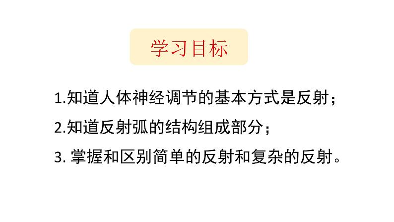 4.6.3神经调节的基本方式课件2021-2022学年人教版七年级生物下册04