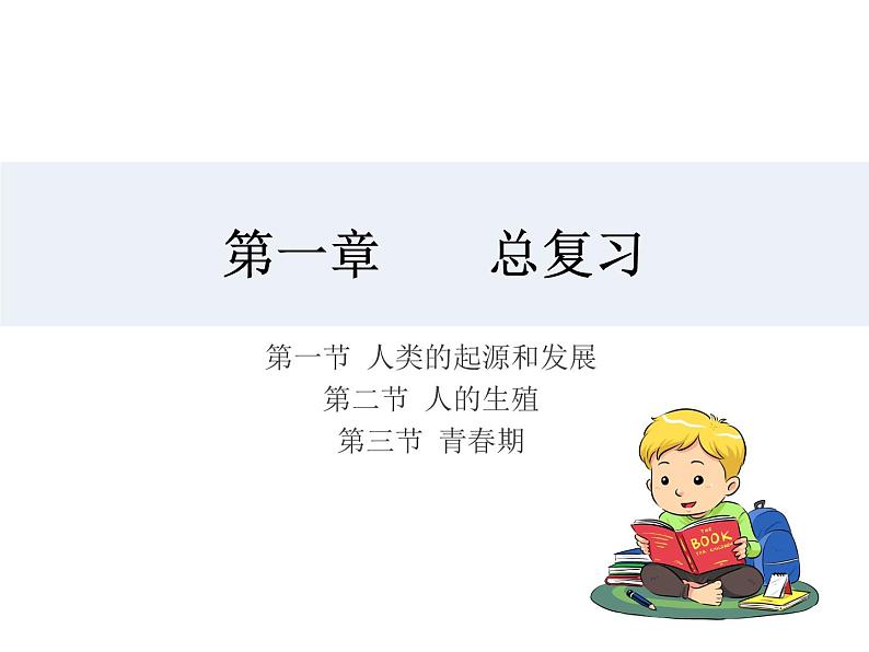 4.1第一章人的由来复习课件2020-2021学年人教版七年级生物下册01