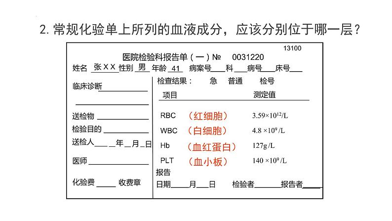 4.4.1流动的组织—血液课件2021-2022学年人教版生物七年级下册第5页