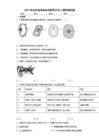 2022年山东省济南市高新区中考二模生物试题(word版含答案)