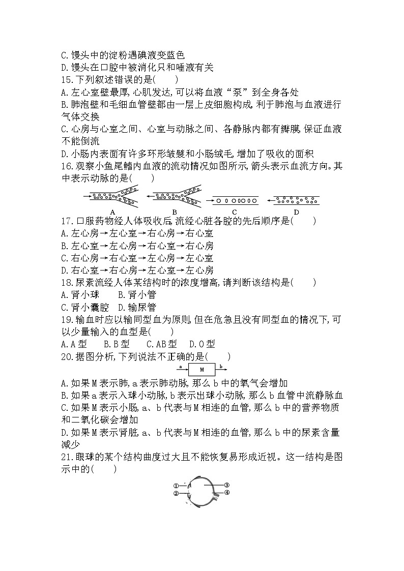 2022年云南省初中学业水平考试模拟卷二（含答案）第3页
