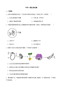 河南省新乡市辉县2022年中考一模生物试卷及答案