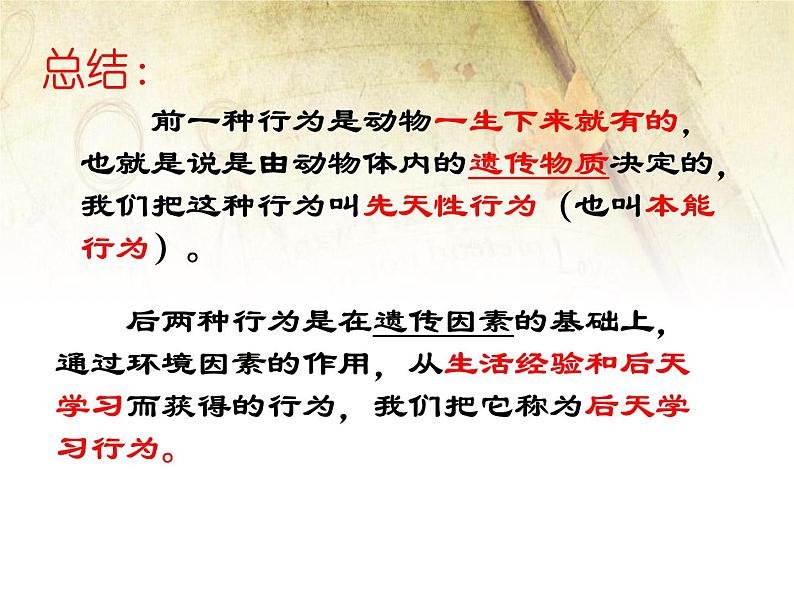 5.1.6《先天性行为和学习行为》教学课件07