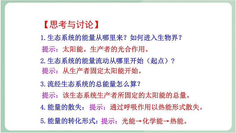 苏教版生物八年级上册19.2 生态系统中的能量流动和物质循环  课件07