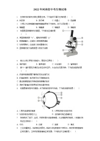 2022年河南省中考生物试卷（含答案解析）