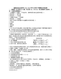 福建省龙岩市新罗区2021-2022学年七年级下学期期末生物试题（无答案）