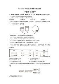 河南省范县2021-2022学年七年级下学期期末考试生物试卷(word版含答案)