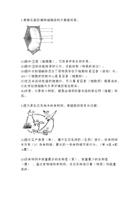 【初中生物】精选32道常考题型，拿高分必看！