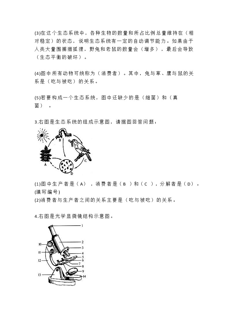 【初中生物】精选32道常考题型，拿高分必看！第2页