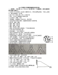 河南省南阳市卧龙区2021---2022学年七年级下学期期末调研测试生物试卷（无答案）