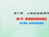 北师大版七年级生物下册第4单元生物圈中的人第12章人体的自我调节第2节感受器和感觉器官第1课时视觉和视觉器官课件