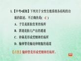 人教版七年级生物下册期末复习冲刺阶段综合训练生物圈中的人课件