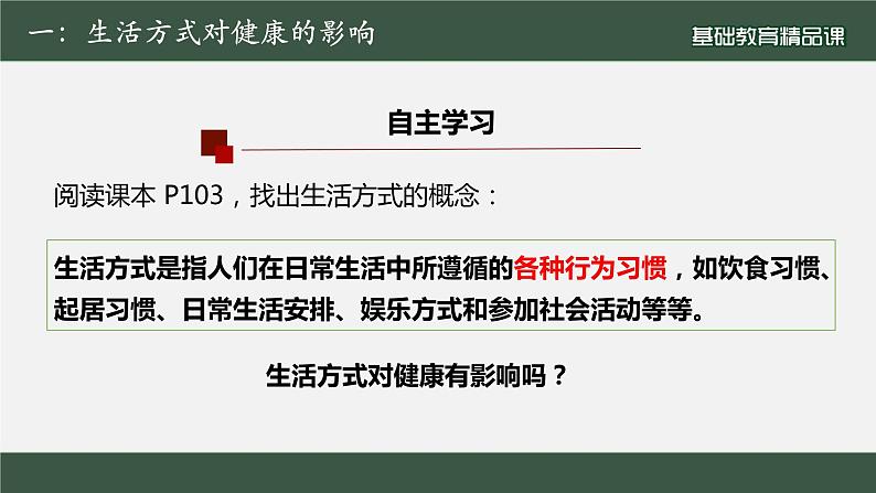 初中 初二 生物 选择健康的生活方式 教学课件05