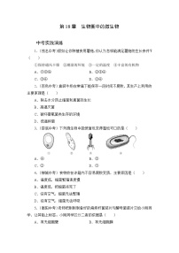 北师大版八年级上册第18章  生物圈中的微生物综合与测试达标测试