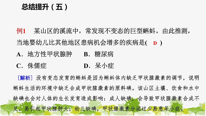 苏教版七年级生物下册 第十三章  人是生物圈中的一员   小结与复习课件08