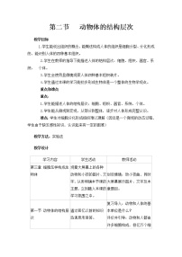 初中生物人教版 (新课标)七年级上册第二节 动物体的结构层次获奖ppt课件