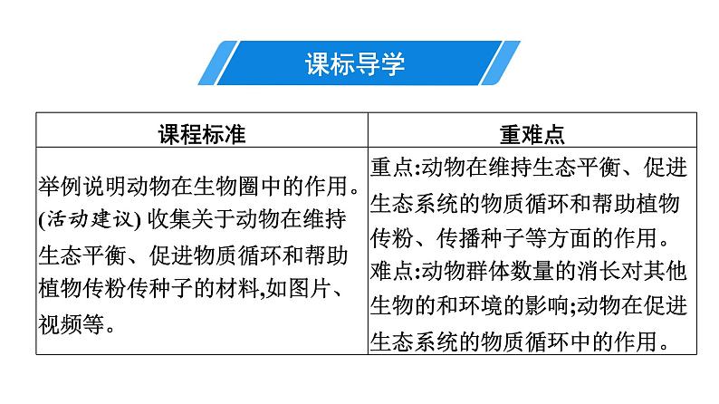 人教版生物八年级上册5.3 动物在生物圈中的作用 课件第3页